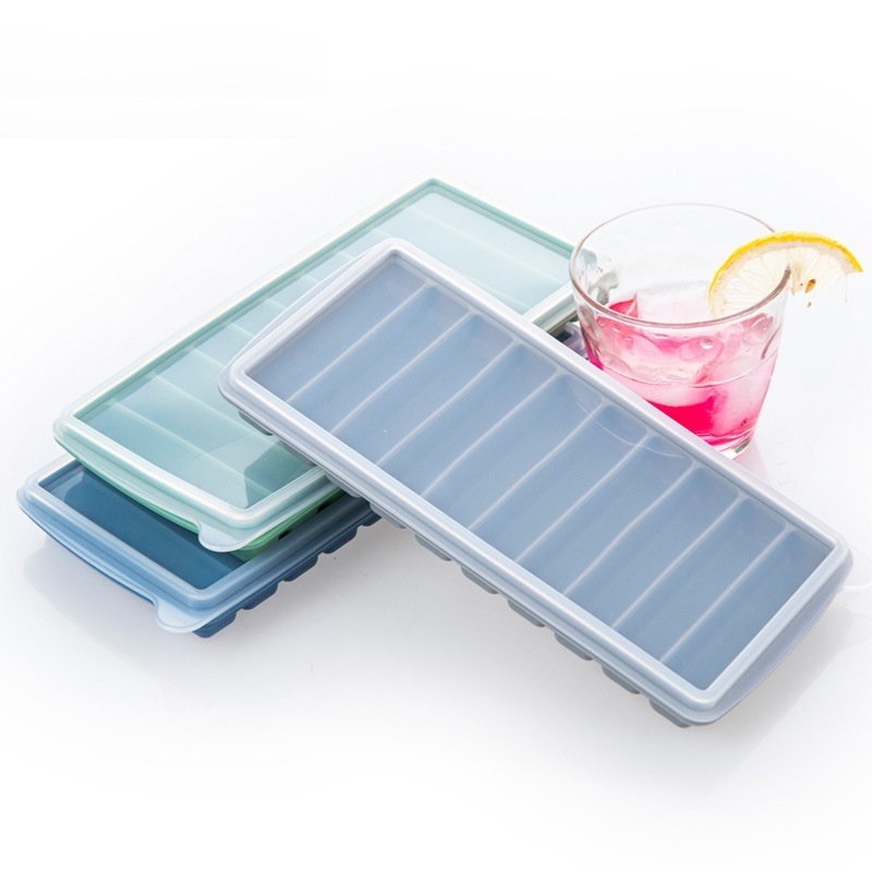 Food Grade Silicone Ice Cube Sticks Molds for Small Mouth Sport Water Bottles Bottled Soda 10 Cubes Ice Tube Making Trays