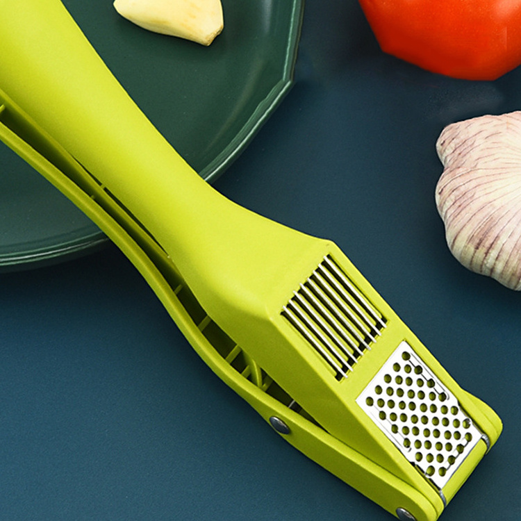 Multifunctional Household Garlic Press Kitchen Accessories Easy Clean Garlic Crusher Creative One Tool Two Purpose Garlic Mash