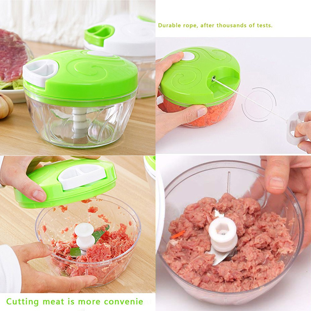 Kitchen Accessories Vegetable Grinder Cutter Food Manual Hand Manual Food Chopper Garlic Masher