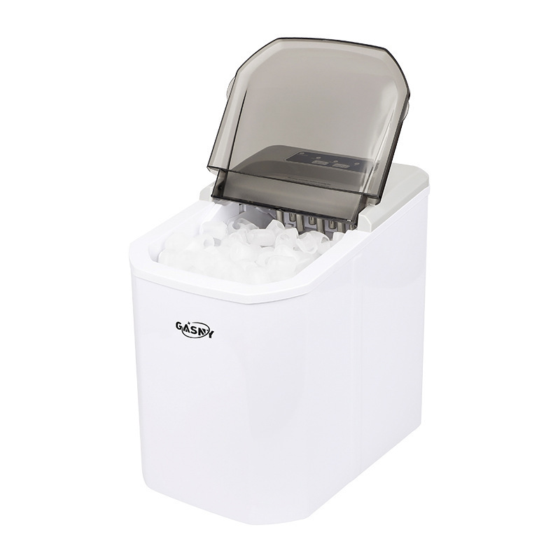 Portable Home Kitchen Usage Mini Ice Cube Maker Machine Milk Tea Bar Table Dormitory Small Manual Add Water Ice Block Machine