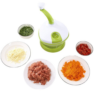 Kitchen Gadget Multifunctional Manual Vegetable Chopper Food Cooking Machine Hand-cranked Meat Mincer Veggie Blender