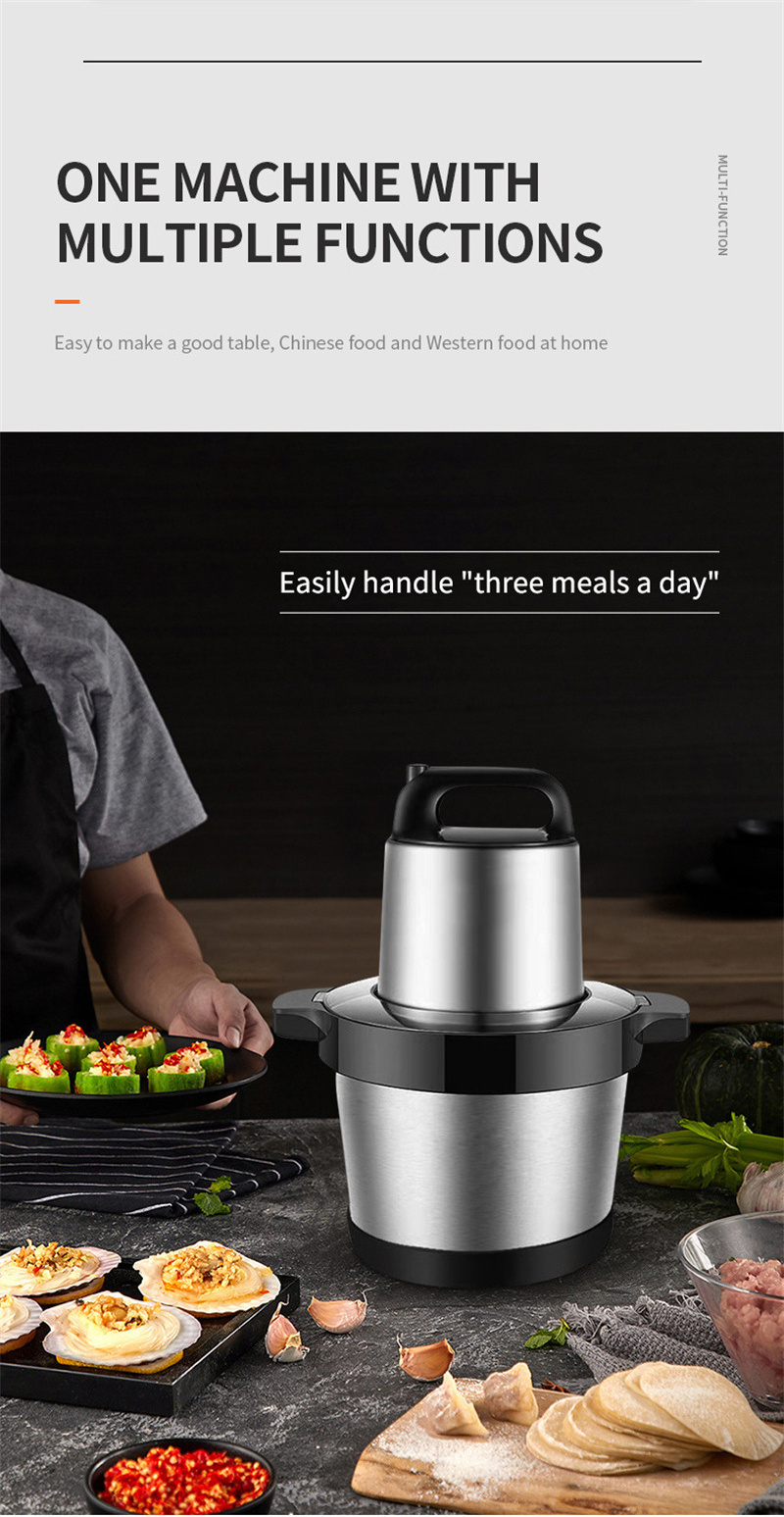 Electric Stainless Steel Yam Pounder Fufu Pounding Machine Food Processor Chopper Mincer Electric Meat Grinder