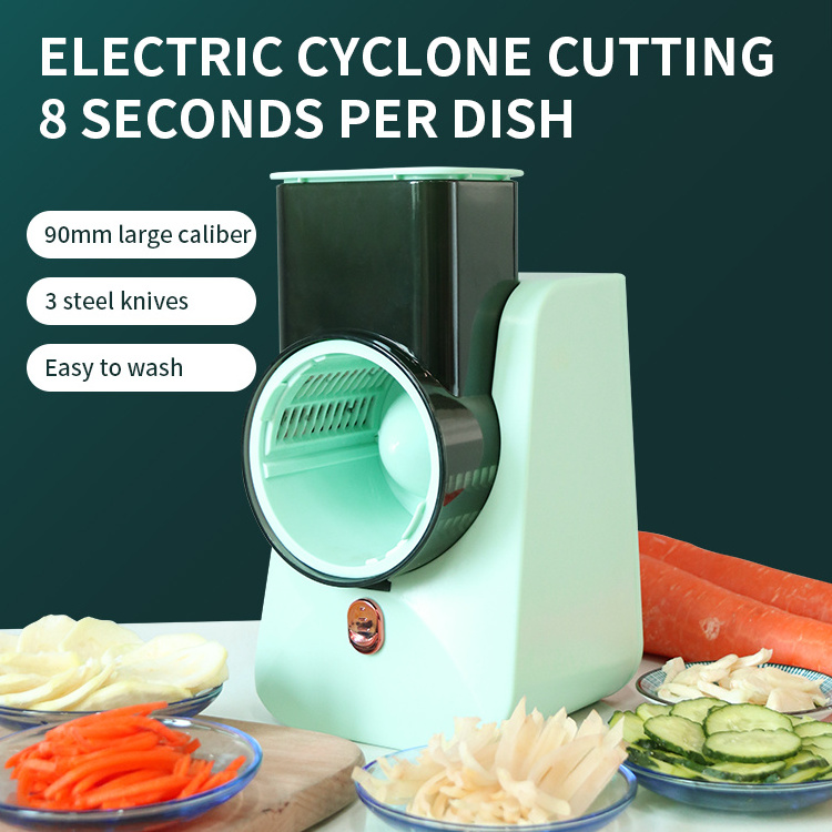 2023 Multifunction Electric Vegetable Chopper Cheese Shredder Potato Cheese Grater Slicer Vegetable Cutter Machine