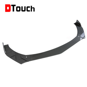 DTOUCH  3PCS  Universal Car Front Bumper Lip Body Kit  Universal Car Front Lip Adjustable Combination  Carbon Fiber