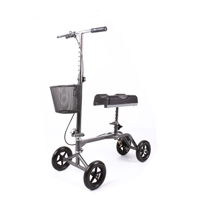 10.5kg lightweight folding knee walker crutch for broken leg