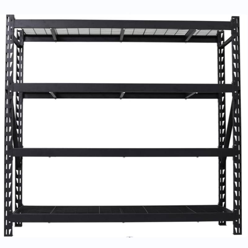 Black KIT99 heavy duty storage shelf  metal kitchen storage shelf layer metal storage shelving unit 800kg per shelf