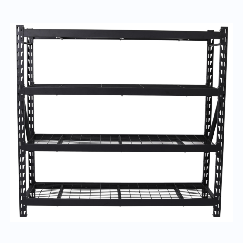 Black KIT99 heavy duty storage shelf  metal kitchen storage shelf layer metal storage shelving unit 800kg per shelf