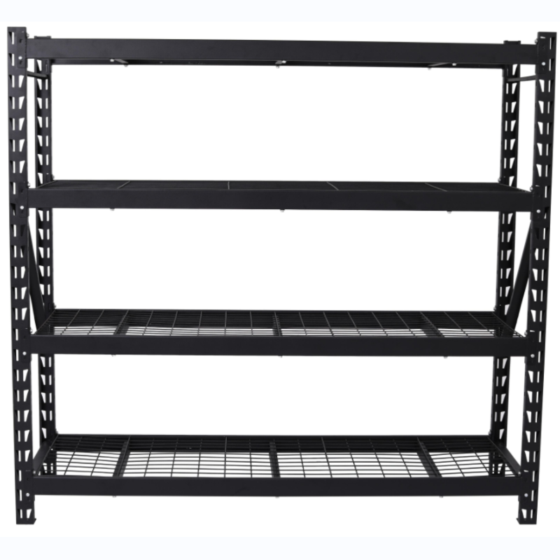 Black KIT99 heavy duty storage shelf  metal kitchen storage shelf layer metal storage shelving unit 800kg per shelf