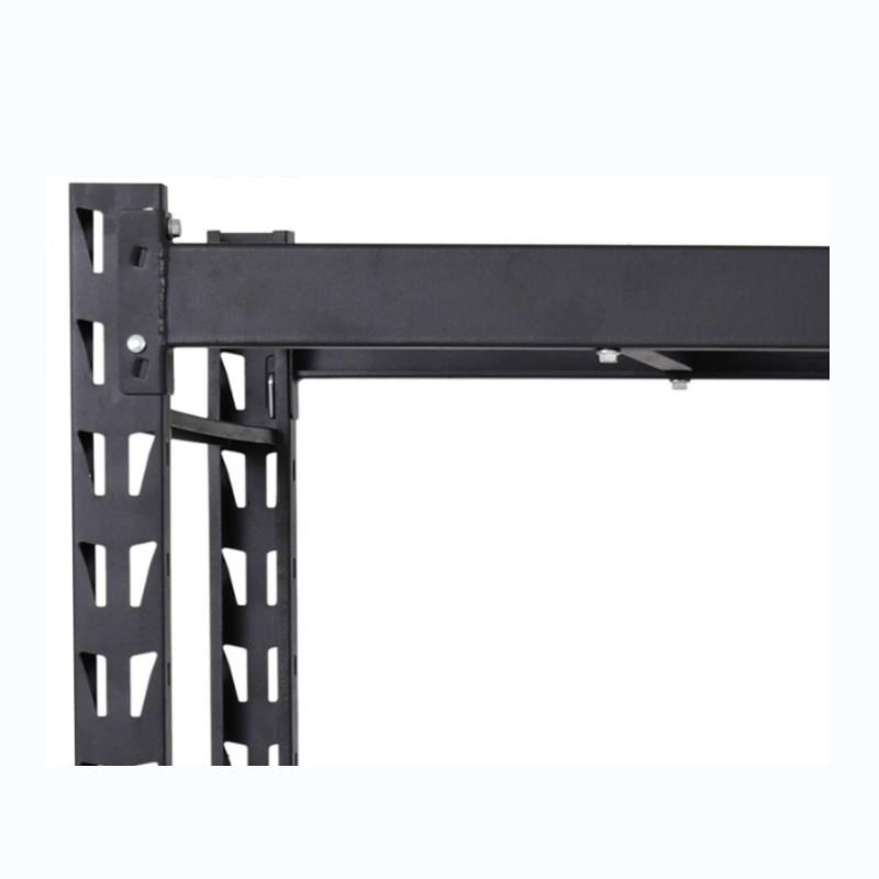 KIT86 High Quality custom metal shelves heavy duty metal shelves 4 Tier black powder coated