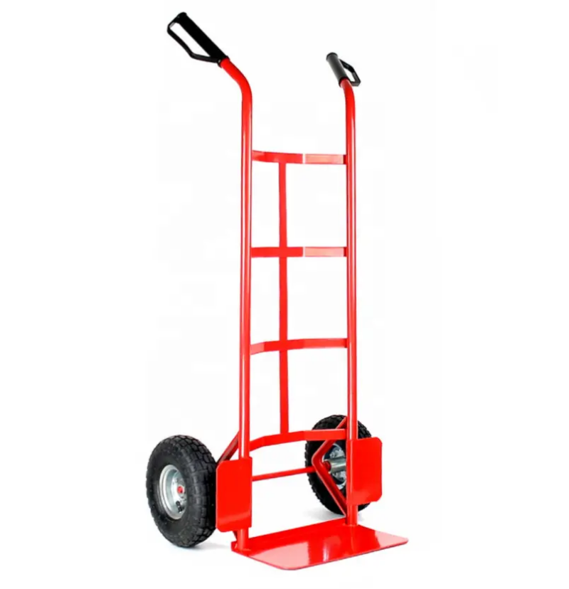 200kgs metal portable foldable aluminium hand trolley heavy duty utility cart for supermarket  carrying goods