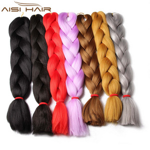 Aisi Hair Wholesale Cheap Price 48 Inch Crochet Braids With Synthetic Hair