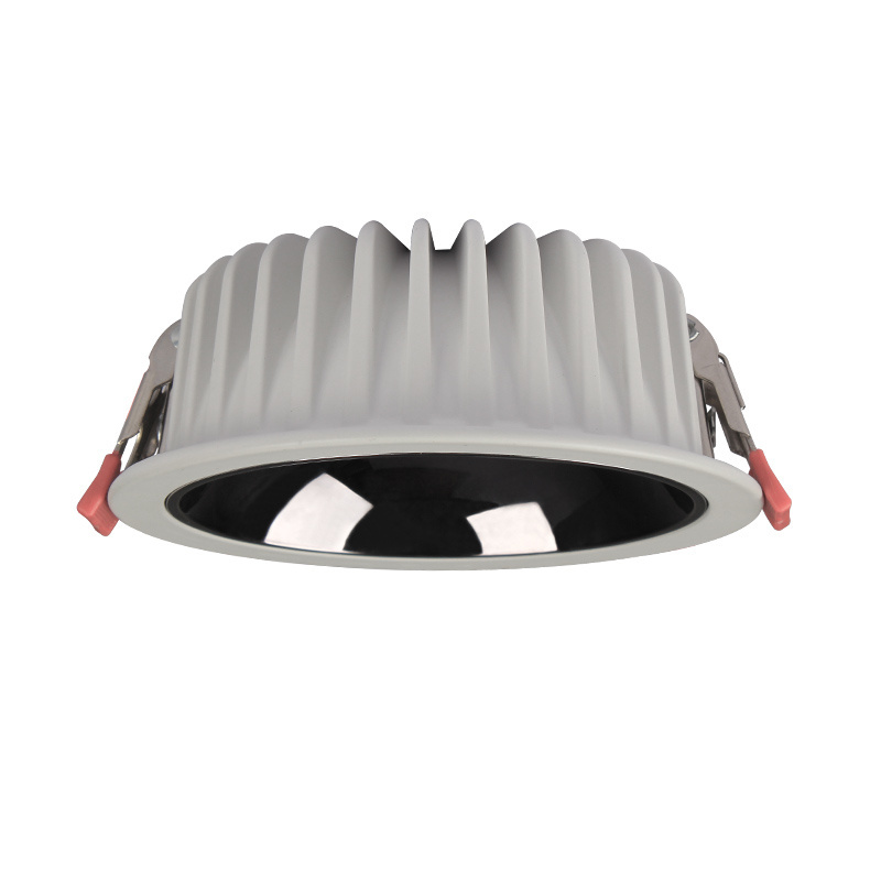 Aisilan 2024 new Black LED Downlight Anti-glare Aluminum CRI 93 background 9W  dali triac 0-10v dimmable  Spot Light