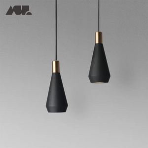 Aisilan japanese Modern kitchen geometric small GU10 black gold Ceiling Lamps chandeliers & pendant lights