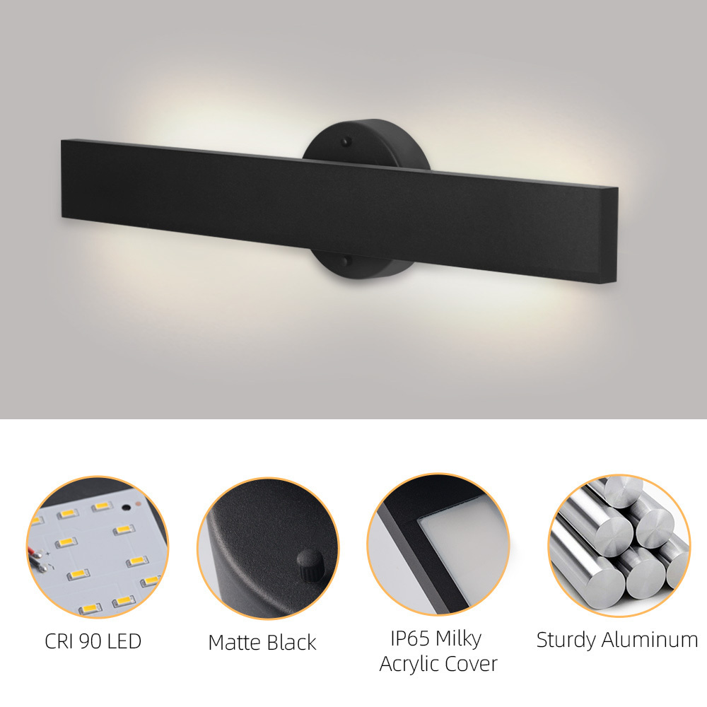 Aisilan modern house exterior outdoor garden porch ip65 aluminum lights led wall mounted sconce