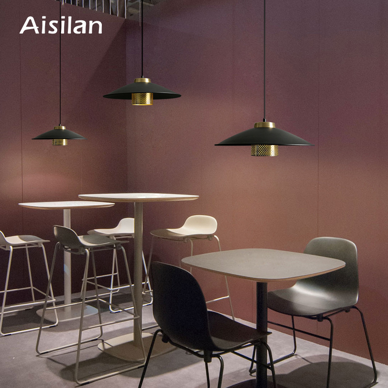 Aisilan island vintage restaurant loft kitchen gold dome E27 led chandeliers ceiling pendant light