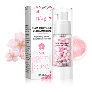 Custom Logo Hongi 30ml Natural Ingredients Sakura Gluta Brightening Underarm Cream Capsules