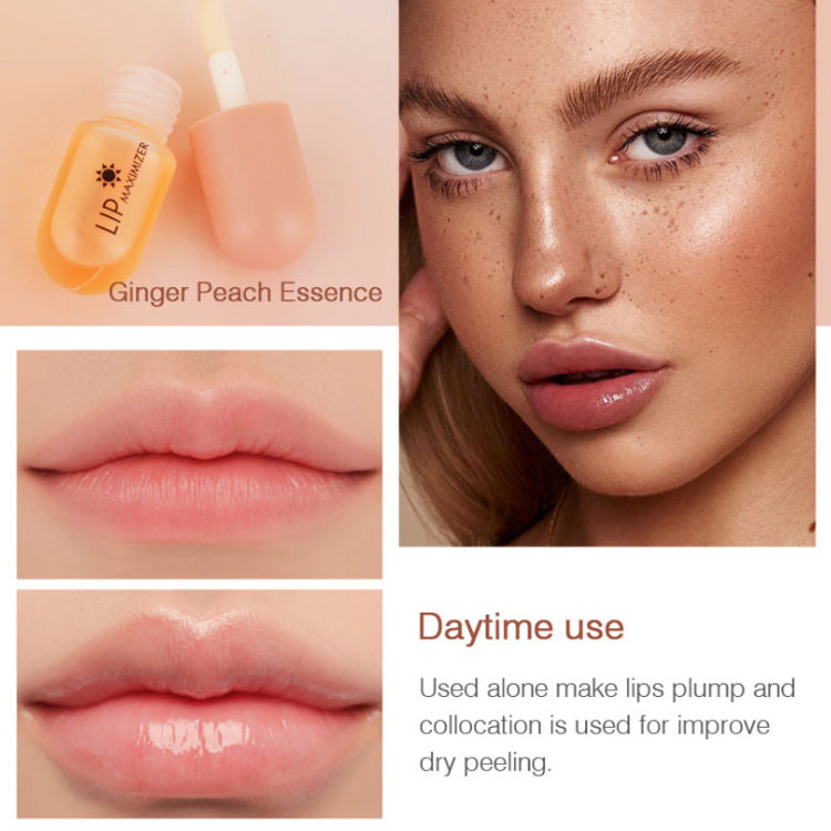 Hot Selling Repairing Plumping Liquid Lip Balm 2 in 1 Double Effect Moisturizing Lip Oil Set