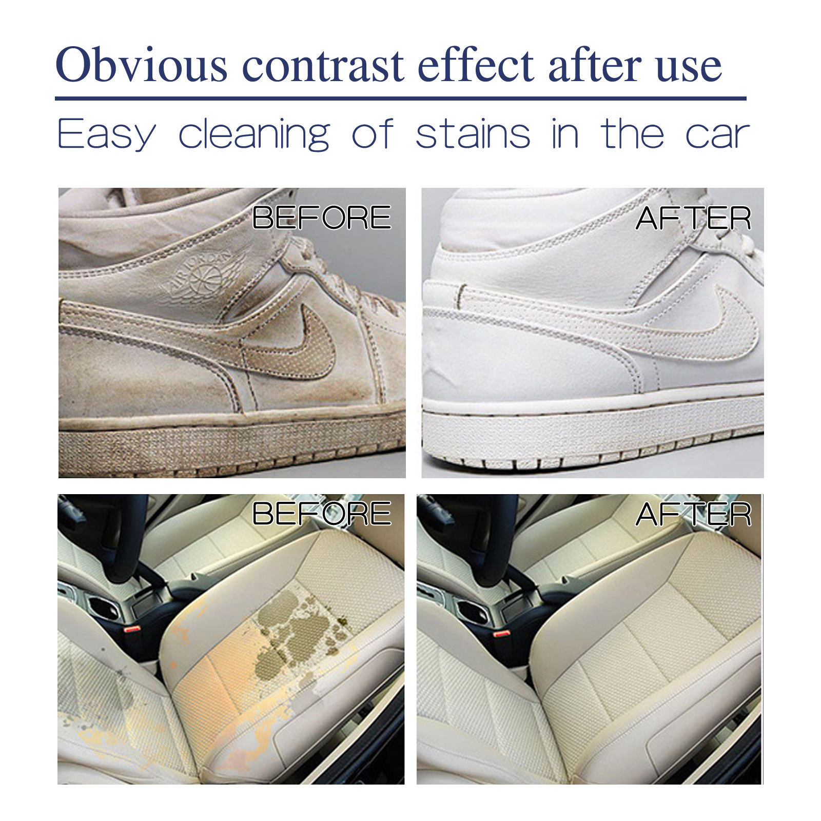 Private label seat cleaning stain removal spray car interior foam cleaner car cleaning spray