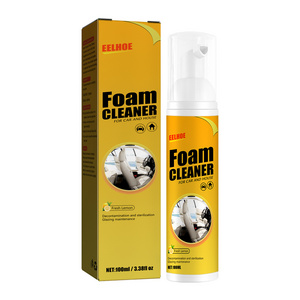 Private Label EELHOE Foam Cleaner Spray for Car and House Multi-purpose Fresh Lemon Car Cleaning Spray