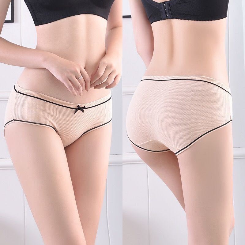 Hot Selling Women Casual Panties Soft Comfortable Lady Threaded Princess Panties Mid-rise Woman Underwear