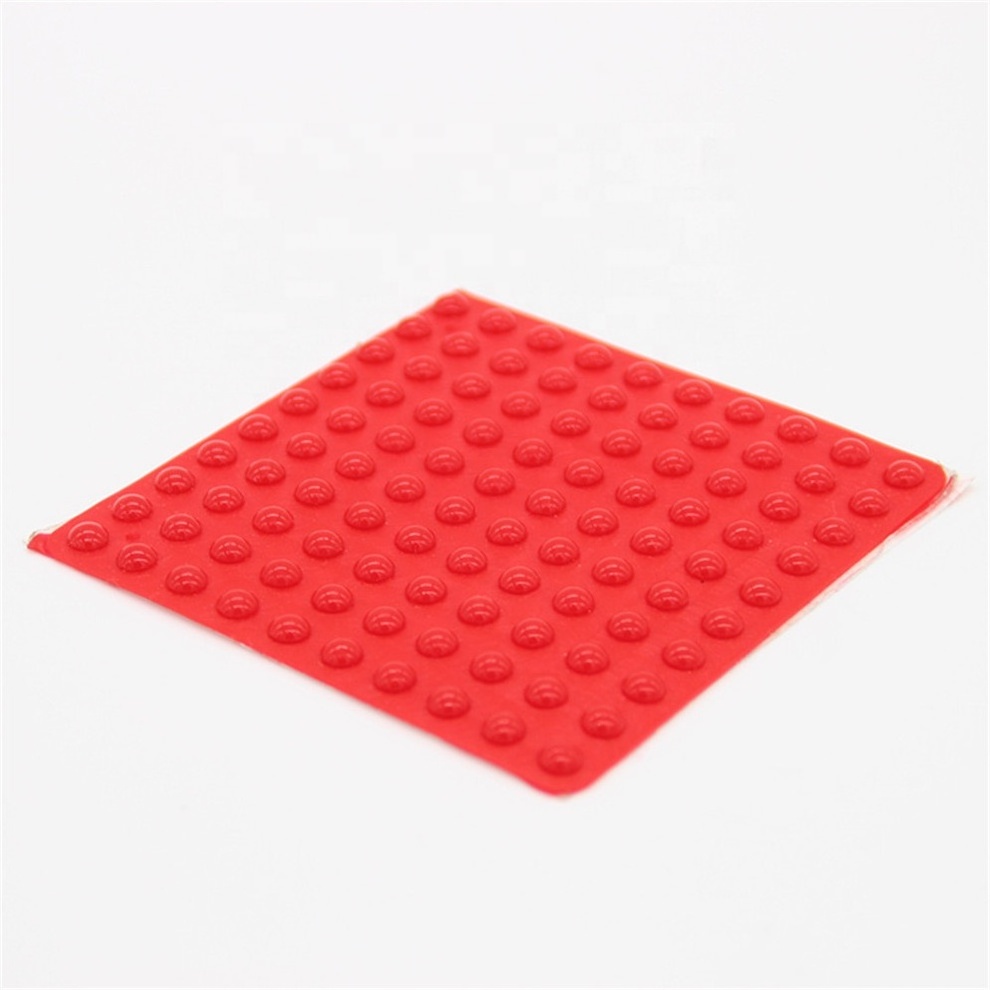 Red Rubber Feet Bumper Pads Sound Dampening for Cabinet Doors Drawers Laptop Electronics Picture Frame