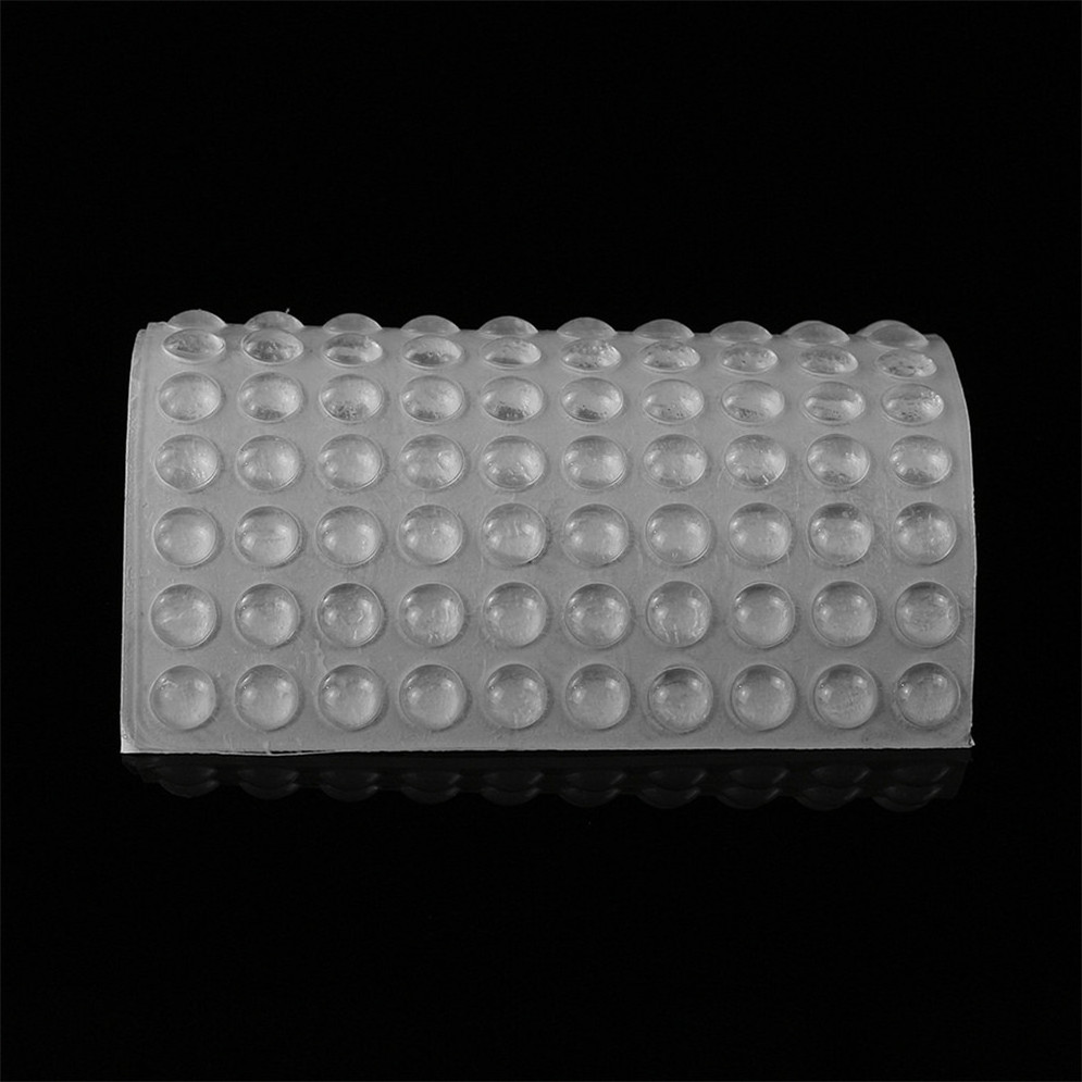 In stock Self-adhesive Non slip furniture bumper used transparent silicone rubber anti-slip foot pad