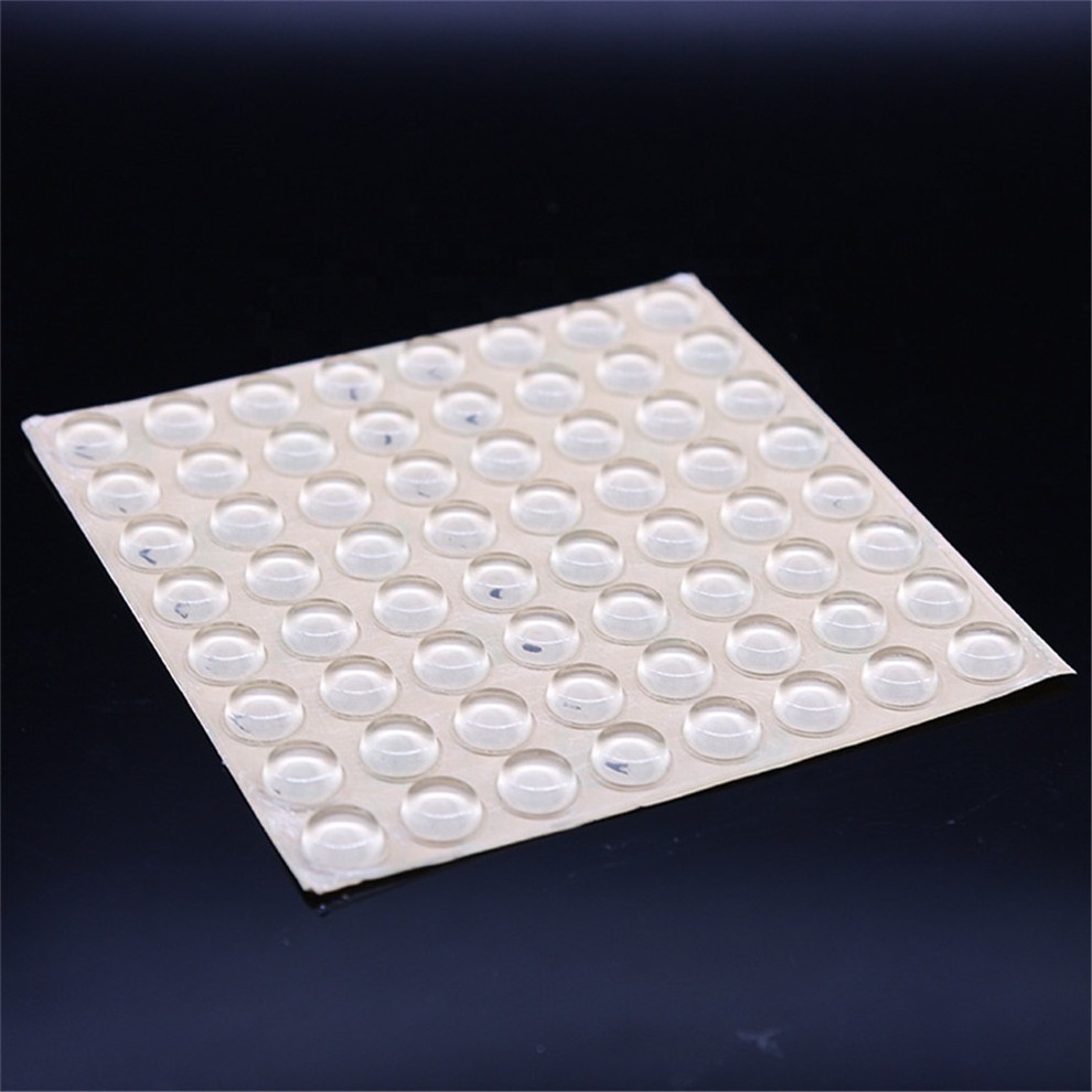 Hot Sell Bumpon Buffer Pads Non Slip Rubber Feet Bumper In stock Adhesive Clear Silicon Dots