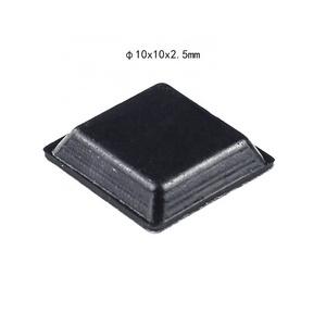 10*10*2.5mm Adhesive Rubber Feet Bumpers Self Adhesive Backing Sound Dampening Bumpers for Drawer Cabinet Doors