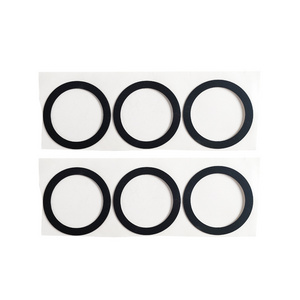 Factory directly customized silicone rubber tube Self Adhesive black rubber sheet / rubber gasket