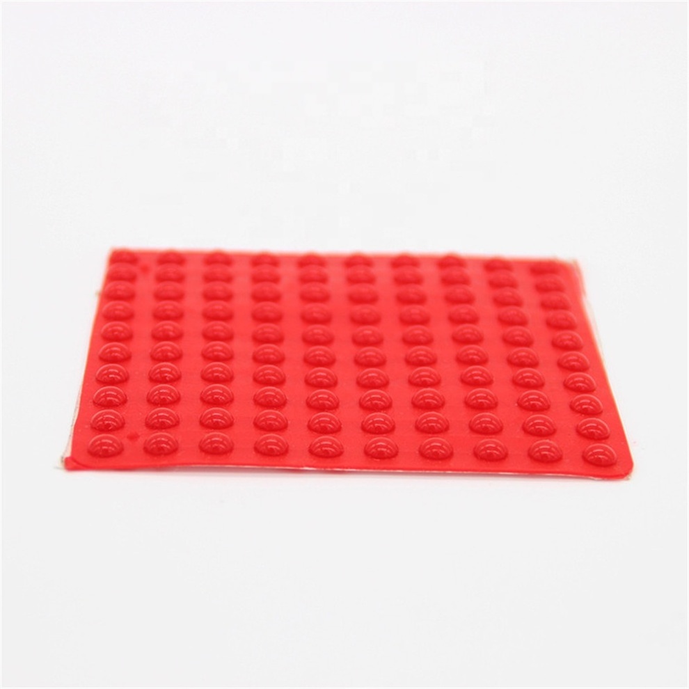 Red Rubber Feet Bumper Pads Sound Dampening for Cabinet Doors Drawers Laptop Electronics Picture Frame