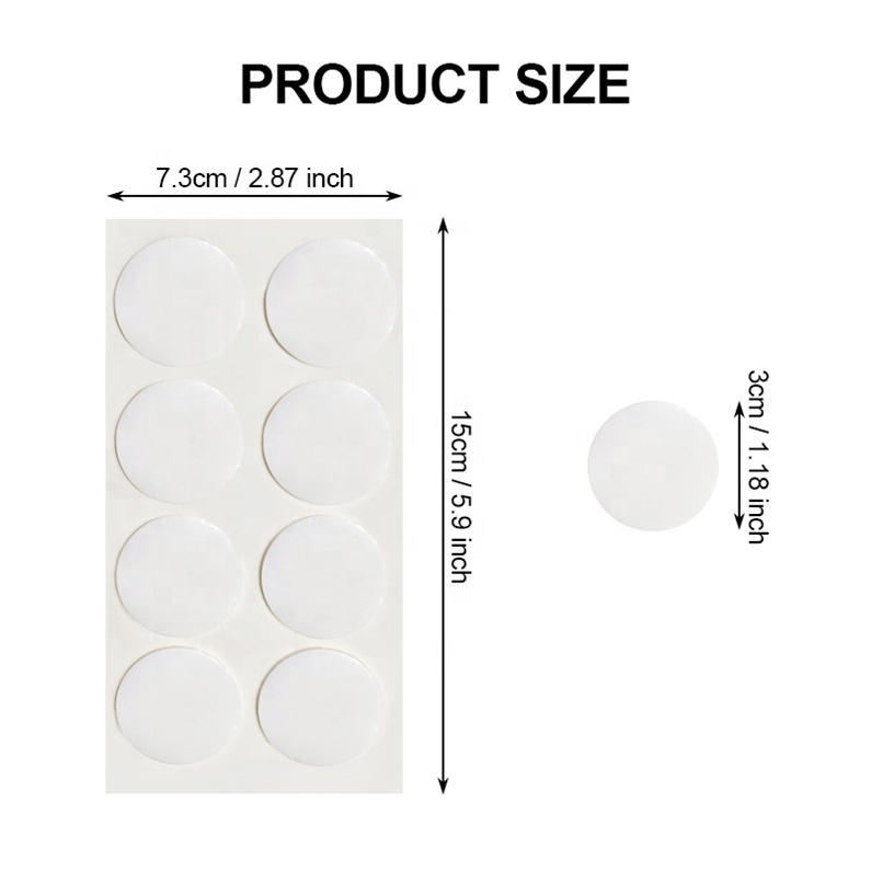 Customized Size Heavy Duty Acrylic Foam EVA Circle Square Sticker Pad Sticky Double Sided Adhesive Nano Tape Dots