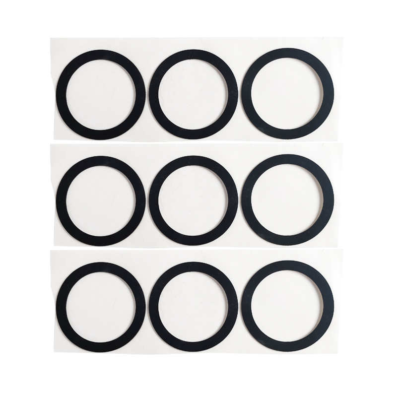 Factory directly customized silicone rubber tube Self Adhesive black rubber sheet / rubber gasket