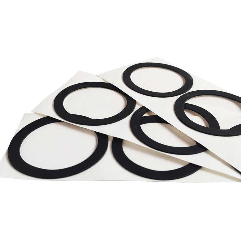 Factory directly customized silicone rubber tube Self Adhesive black rubber sheet / rubber gasket