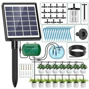 Solar Irrigation System Drip Irrigation Kit Automatic Watering for The Balcony The Greenhouse Garden Watering System