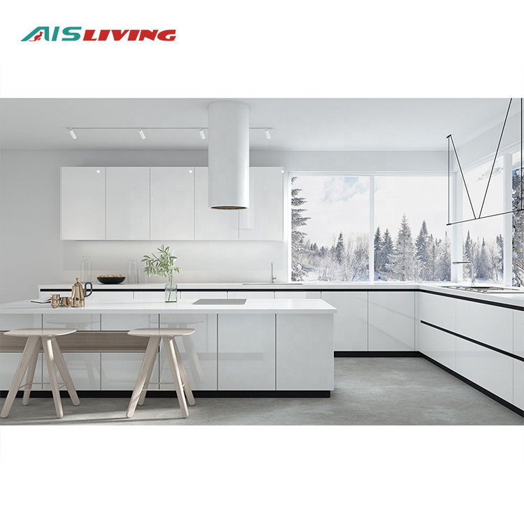 North American standard high quality white kitchen cabinet