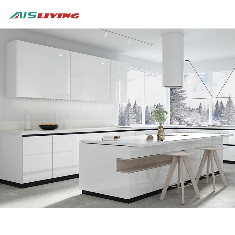 North American standard high quality white kitchen cabinet