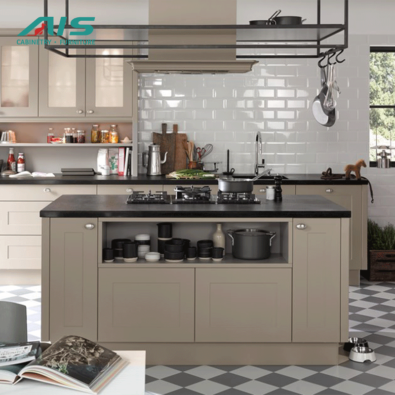 Ais luxury kitchen cabinets cupboard design  wall cabinets classic high quality custom modular kitchen cabinets complete sets