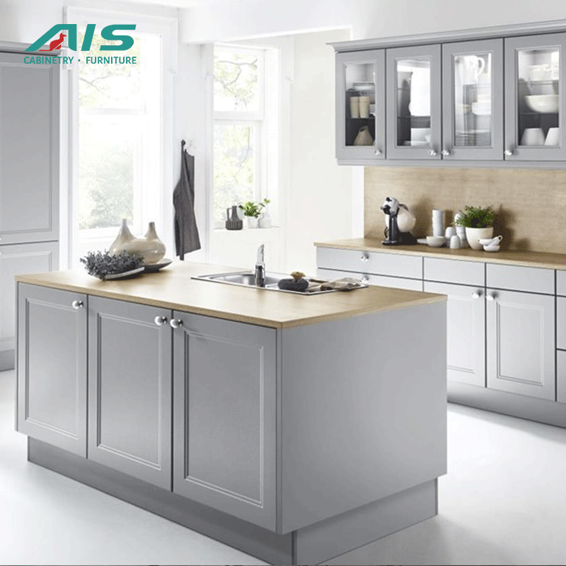 Ais luxury kitchen cabinets cupboard design  wall cabinets classic high quality custom modular kitchen cabinets complete sets