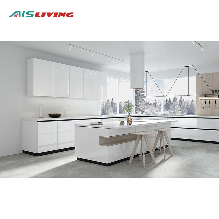 North American standard high quality white kitchen cabinet