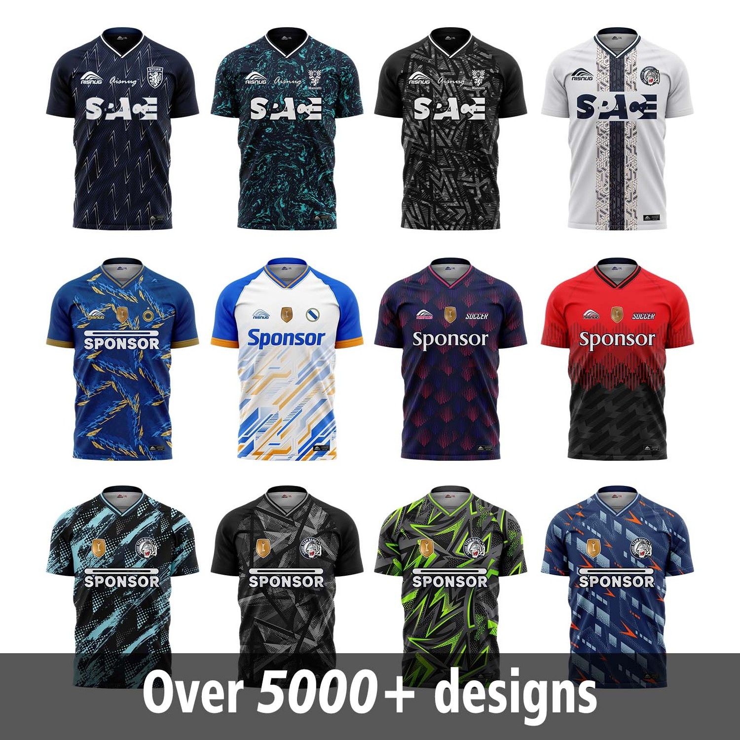 Wholesale team club custom football wear set embroidery soccer kit patch sublimated soccer jersey for men