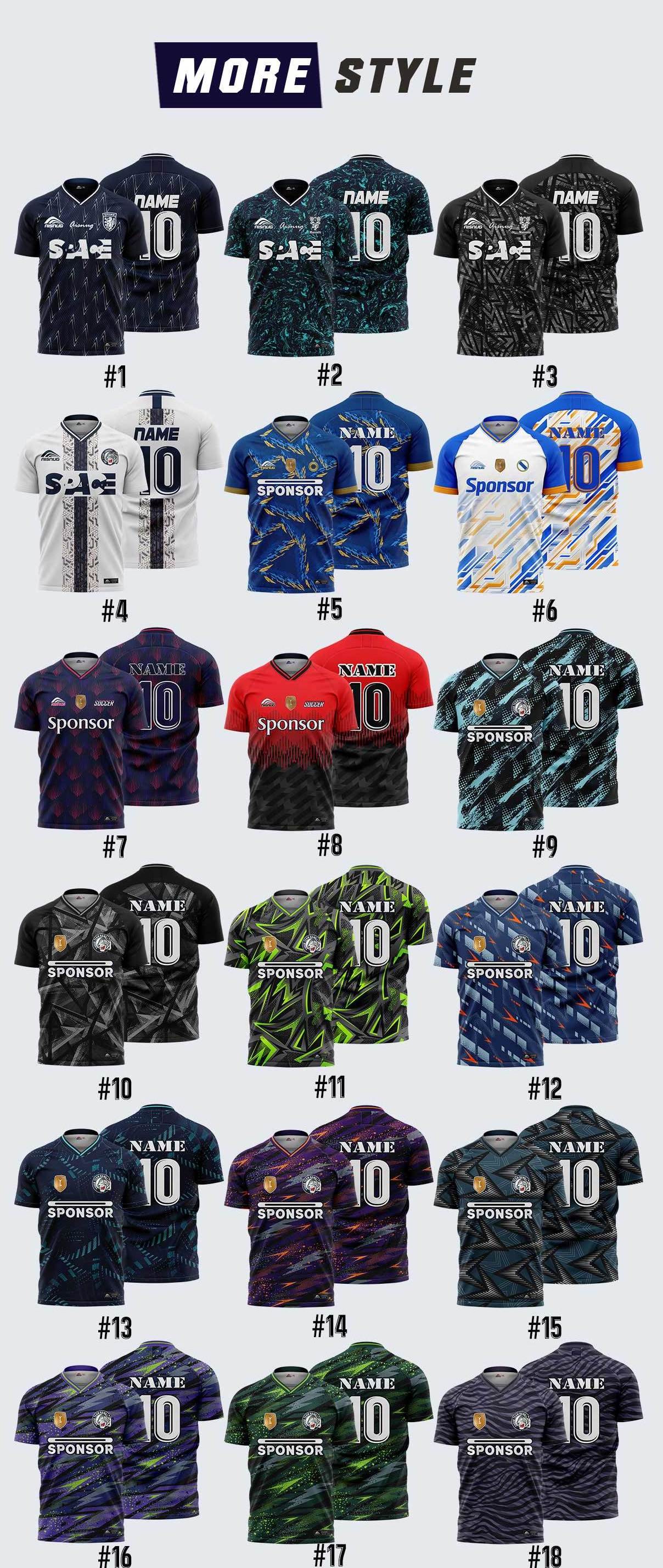 Wholesale team club custom football wear set embroidery soccer kit patch sublimated soccer jersey for men