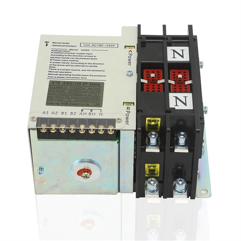 125A 3Phase Dual Power Automatic Transfer Switches ATS  Changeover Switch for Generator