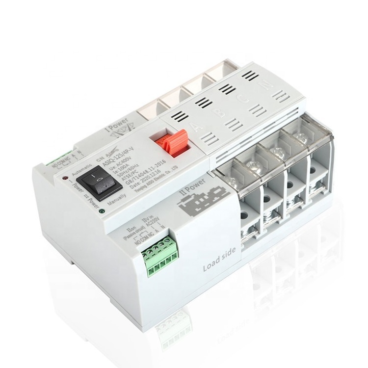 Millisecond Level Switching Time 20A 4P Automatic Transfer Switch