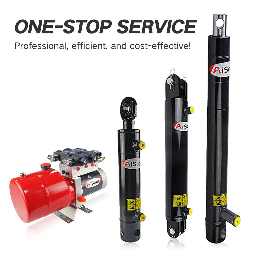 Factory Low Price HSG Hydraulic Cylinder  Excavator Hydraulic Cylinder Forklift Lifting Cylinder Price