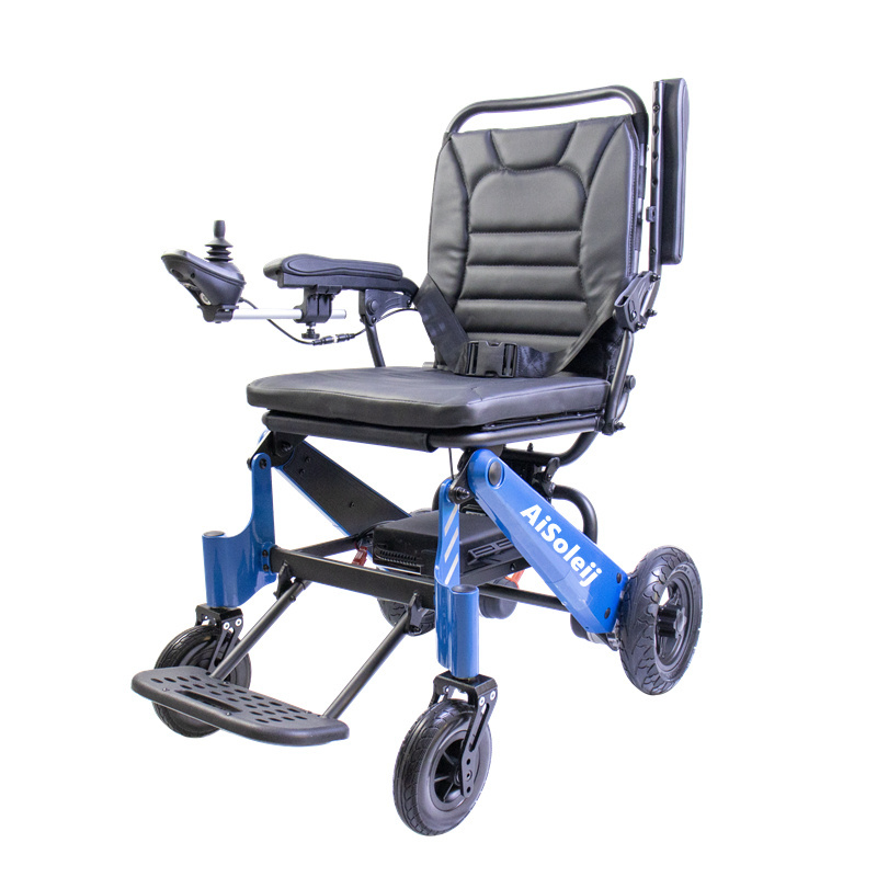 100kg loading disabled folding light electric wheelchair conversion kit