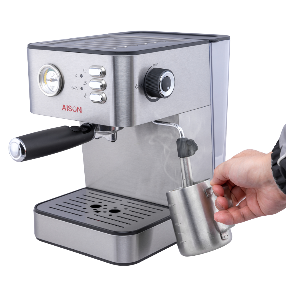 New Modern Style Smart Coffee Makers with Milk Frother Household Electric Espresso Coffee Machine