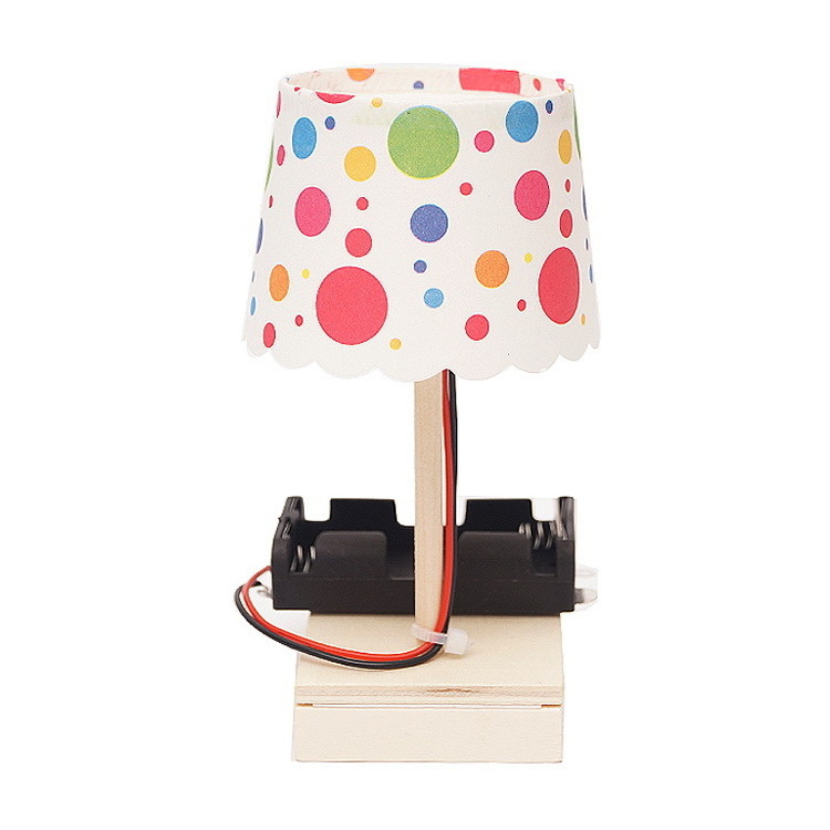 Diy  paper cup table lamp craft stem kit for kids