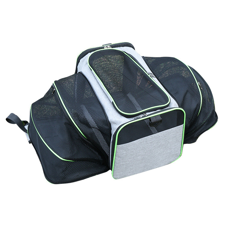 Expandable Pet Carrier For Cats And Dogs With Breathable Mesh So Your Pet Can Stay Inside More Comfortably