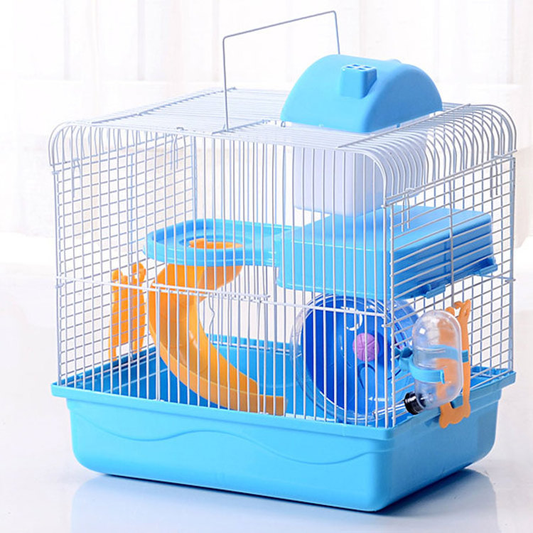 Portable Travel Cage For Small Animals Cheap Custom Hamster Cages With Carry Handle Exercise Wheel Water Bottle And Food