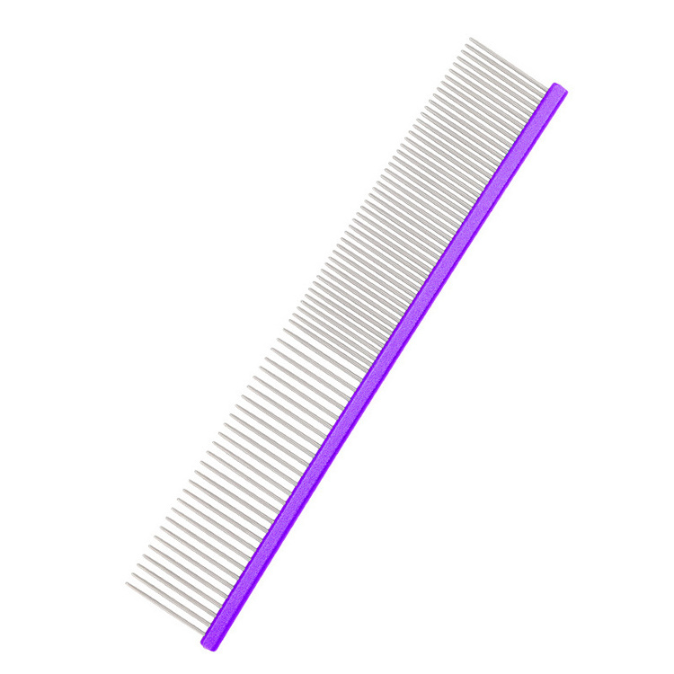 Best Selling Steel Comb For Pets With Wide Teeth Massage Your Pet One Comb For Two Purposes Give Your Pet  Different Experience